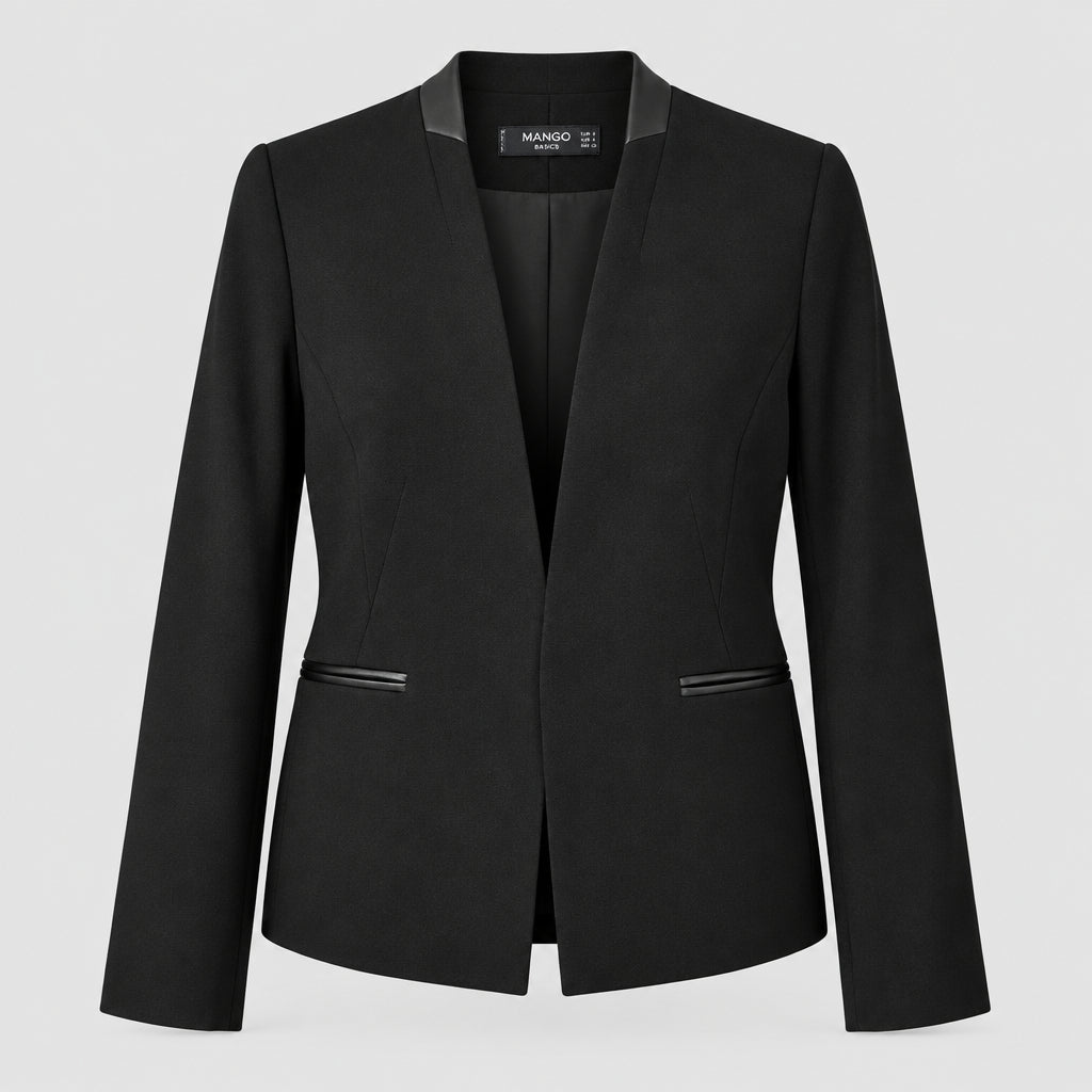 Blazer noir Mango