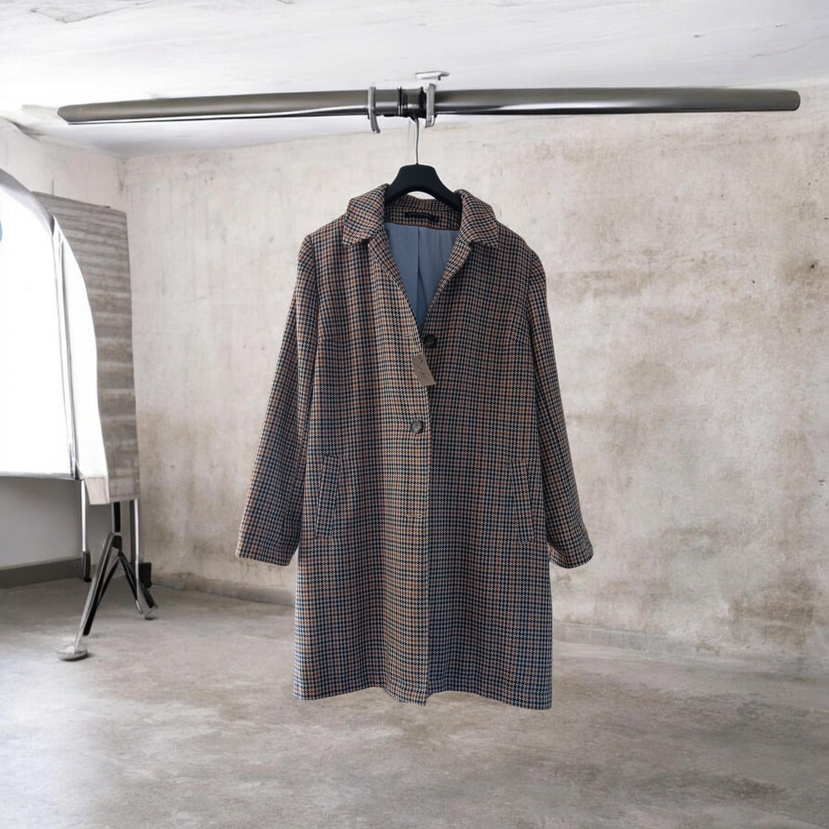 MANTEAU à motif Prince de Galles