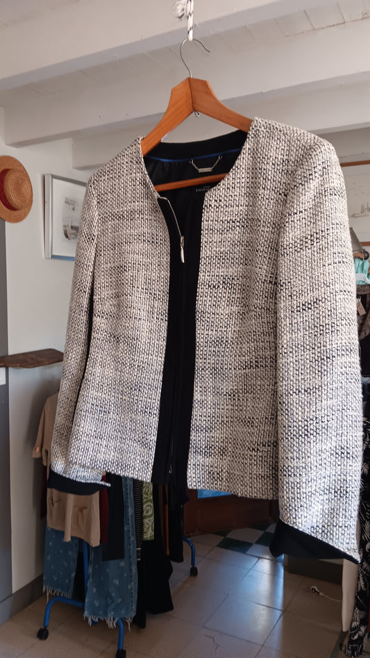 Veste courte tweed