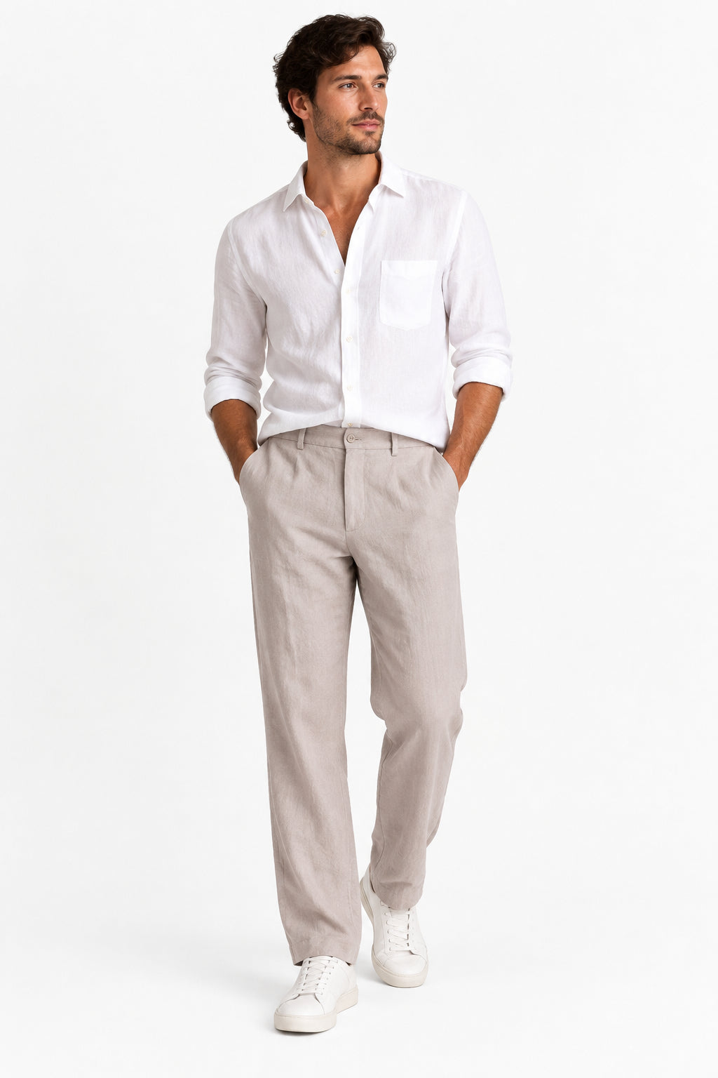 Pantalon Lin