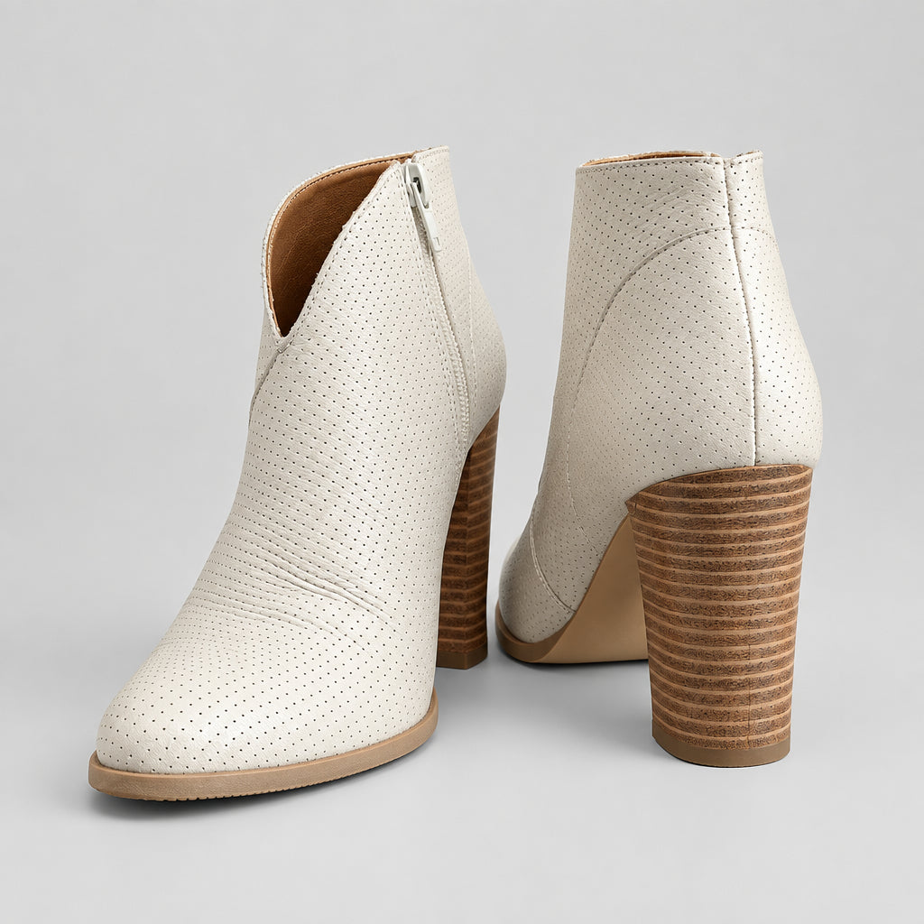 Bottines beige