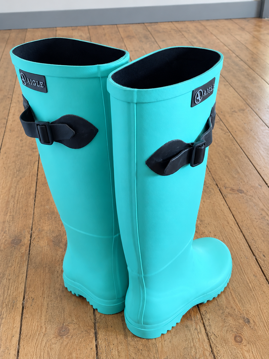 MG 1 - Bottes AIGLE turquoise