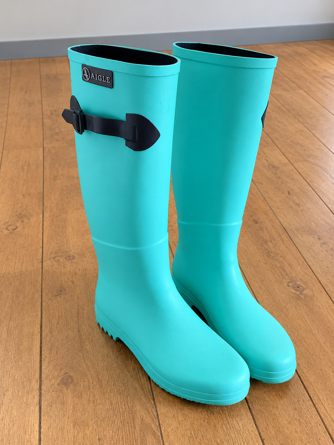 MG 1 - Bottes AIGLE turquoise